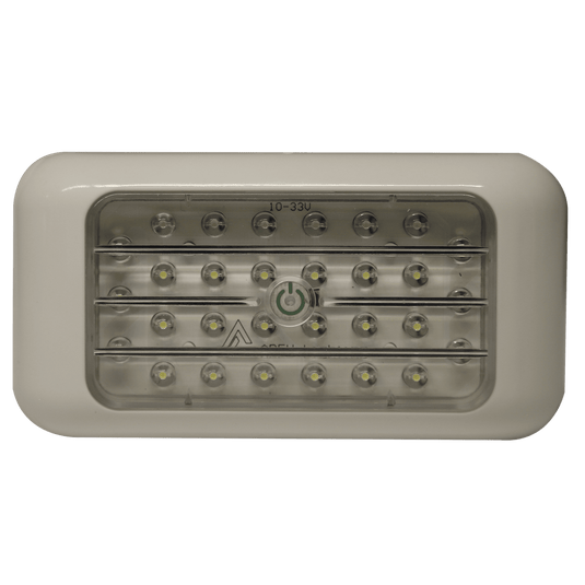 LED Interior Light: Rectangular, switched, 12-24V - EW0240 - Ecco
