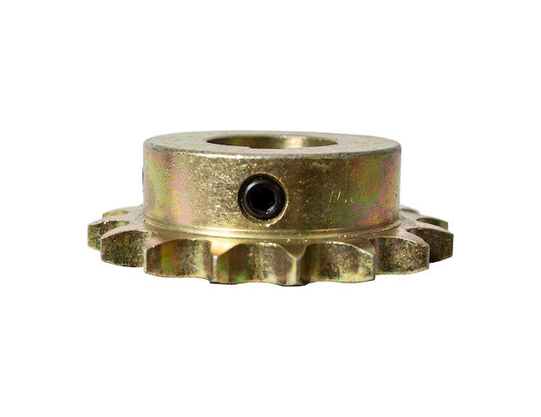 Load image into Gallery viewer, Replacement 1 Inch 16-Tooth Yellow Zinc Gearbox Sprocket with Set Screws for #40 Chain
