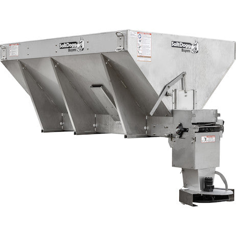 Load image into Gallery viewer, SALTDOGG® 2.5-5.5 CUBIC YARD HYDRAULIC CONVEYOR CHAIN SPREADER
