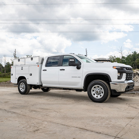 16x13x96 Inch Diamond Tread Aluminum Topsider Truck Box