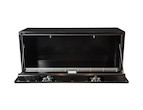 Black Steel Underbody Truck Tool Box With Paddle Latch Series - 1702110 - Buyers Products