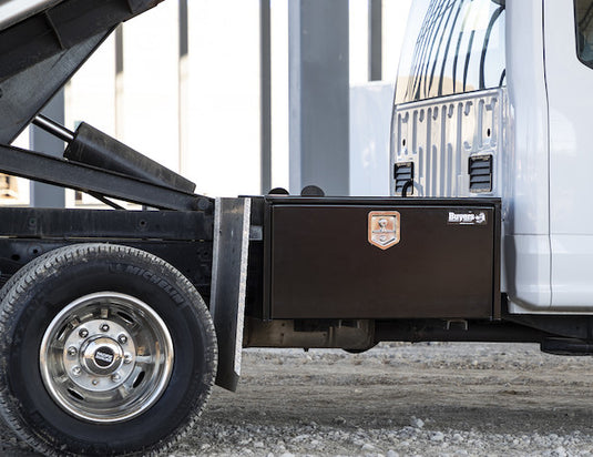 18x18x36 Inch Black Steel Underbody Truck Box
