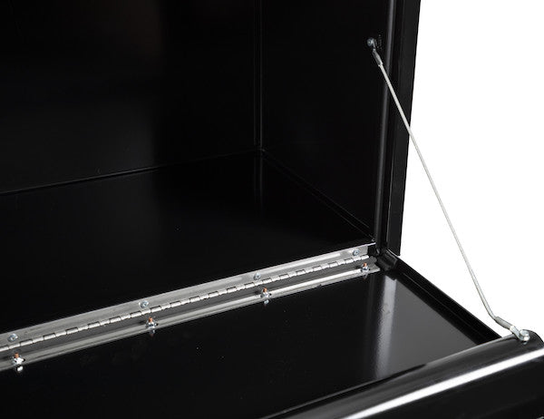 Load image into Gallery viewer, 18x18x60 Inch Black Steel Underbody Truck Box
