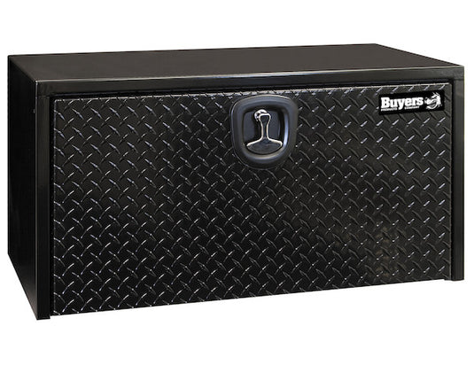 18x18x36 Inch Black Steel Underbody Truck Box With Aluminum Door