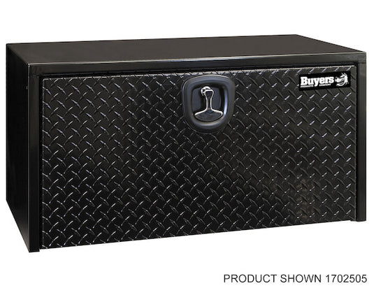18x18x36 Inch Black Steel Underbody Truck Box With Aluminum Door