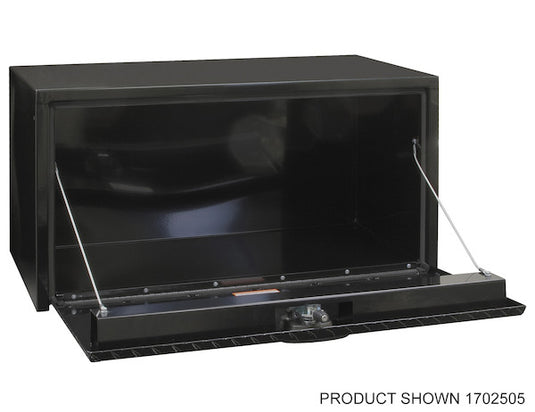 18x18x36 Inch Black Steel Underbody Truck Box With Aluminum Door