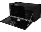 Load image into Gallery viewer, Black Steel Underbody Truck Box With Paddle Latch Series
