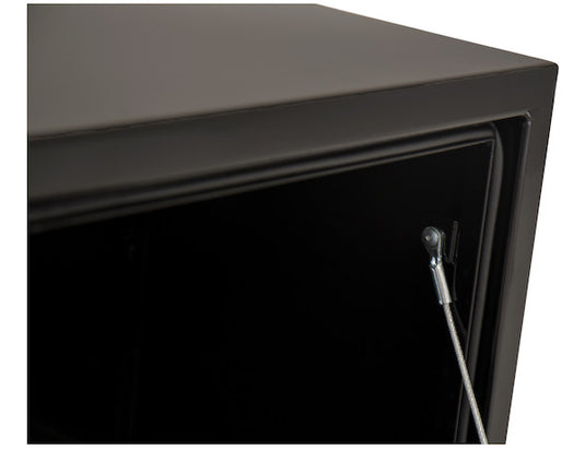 18x24x48 Inch Black Steel Underbody Truck Box