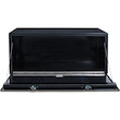 Load image into Gallery viewer, BLACK STEEL UNDERBODY TRUCK TOOL BOX WITH STAINLESS STEEL DOOR SERIES
