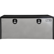 Load image into Gallery viewer, BLACK STEEL UNDERBODY TRUCK TOOL BOX WITH STAINLESS STEEL DOOR SERIES
