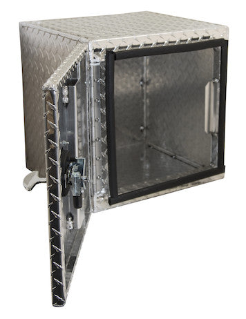 Diamond Tread Aluminum Underbody Truck Tool Box With Barn Door Series