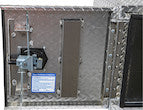 Load image into Gallery viewer, DIAMOND TREAD ALUMINUM UNDERBODY TRUCK TOOL BOX WITH BARN DOOR SERIES
