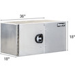 PRO SERIES SMOOTH ALUMINUM BARN DOOR UNDERBODY TRUCK TOOL BOX SERIES WITH STAINLESS STEEL DOORS