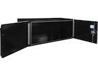 Load image into Gallery viewer, BLACK SMOOTH ALUMINUM UNDERBODY TRUCK TOOL BOX WITH BARN DOOR SERIES
