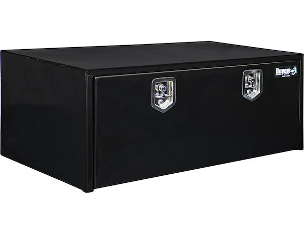 Load image into Gallery viewer, 18x24x48 Inch Black Steel Underbody Truck Box
