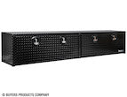 Load image into Gallery viewer, GLOSS BLACK DIAMOND TREAD ALUMINUM TOPSIDER TRUCK TOOL BOX SERIES
