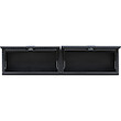 TEXTURED MATTE BLACK DIAMOND TREAD ALUMINUM TOPSIDER TRUCK TOOL BOX SERIES WITH FLIP-UP DOORS