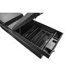 Load image into Gallery viewer, TEXTURED MATTE BLACK DIAMOND TREAD ALUMINUM GULL WING TRUCK TOOL BOX
