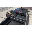 Load image into Gallery viewer, TEXTURED MATTE BLACK DIAMOND TREAD ALUMINUM GULL WING TRUCK TOOL BOX
