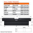 Load image into Gallery viewer, TEXTURED MATTE BLACK DIAMOND TREAD ALUMINUM GULL WING TRUCK TOOL BOX
