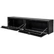 Load image into Gallery viewer, Texture Matte Black Diamond Tread Aluminum Topsider Truck Tool Box - 1722563 - Buyers Products
