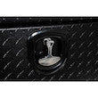 Load image into Gallery viewer, TEXTURED MATTE BLACK DIAMOND TREAD ALUMINUM TOPSIDER TRUCK TOOL BOX
