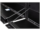 TEXTURED MATTE BLACK DIAMOND TREAD ALUMINUM TOPSIDER TRUCK TOOL BOX