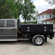 GLOSS BLACK DIAMOND TREAD ALUMINUM PICK-UP TRUCK CONTRACTOR WITH LOWER DOOR TOPSIDER TRUCK TOOL BOX SERIES