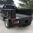 GLOSS BLACK DIAMOND TREAD ALUMINUM PICK-UP TRUCK CONTRACTOR WITH LOWER DOOR TOPSIDER TRUCK TOOL BOX SERIES