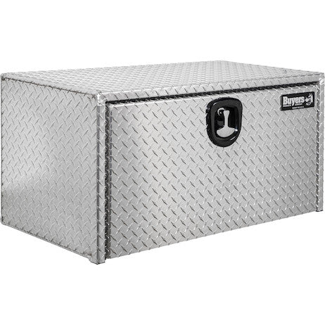 18x18x36 Inch Diamond Tread Aluminum Underbody Truck Box with 3-Pt. Latch