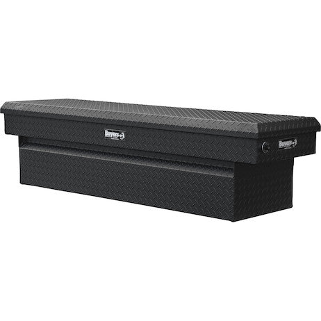 18x20x71 Inch Textured Matte Black Diamond Tread Aluminum Crossover Truck Tool Box