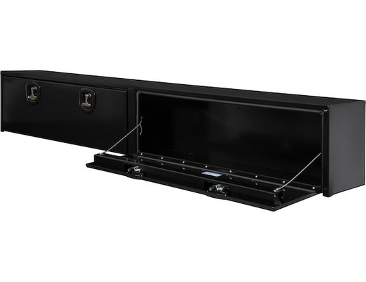16x13x72 Inch Black Smooth Aluminum Topsider Truck Box