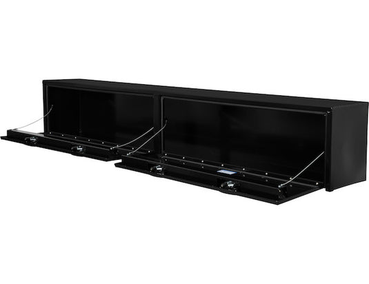 16x13x72 Inch Black Smooth Aluminum Topsider Truck Box