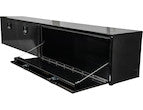 GLOSS BLACK SMOOTH ALUMINUM TOPSIDER TRUCK TOOL BOX SERIES