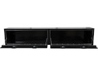 Load image into Gallery viewer, GLOSS BLACK SMOOTH ALUMINUM TOPSIDER TRUCK TOOL BOX SERIES
