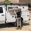 GLOSS WHITE SMOOTH ALUMINUM TOPSIDER TRUCK TOOL BOX SERIES