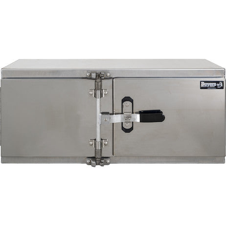 Load image into Gallery viewer, SMOOTH ALUMINUM BARN DOOR UNDERBODY TRUCK TOOL BOX SERIES WITH CAM LOCK ROD

