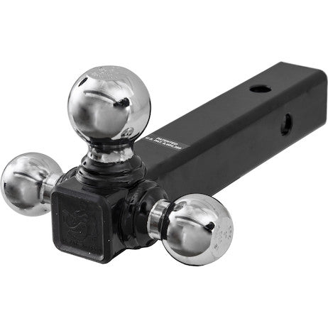 Load image into Gallery viewer, Tri-Ball Hitch Tubular Shank With Chrome Balls
