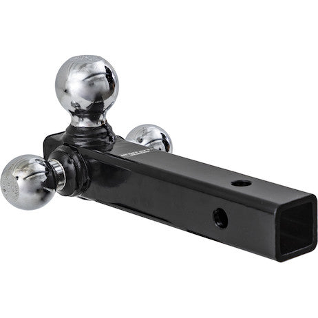 Load image into Gallery viewer, Tri-Ball Hitch Tubular Shank With Chrome Balls
