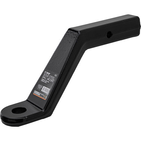 Load image into Gallery viewer, 2 Inch Heavy-Duty Ball Mount 6 Inch Drop x 9-3/8 Long Tube Black For 1-1/4 Hole
