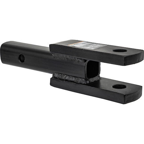 Load image into Gallery viewer, 2 Inch Square Tubular Shank Clevis Ball Mount Black 9-1/4 Inch Long
