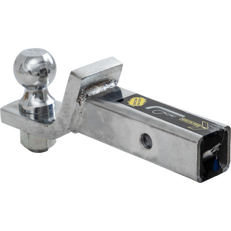 Load image into Gallery viewer, 2 Inch Chrome Ball Mount Kit With 2 Inch Shank And 2 Inch Drop-Cotter Pin Hitch
