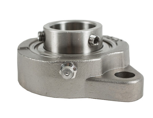 Replacement 2-Hole 1 Inch Flanged Stainless Steel Auger Bearing for SaltDogg® SHPE Series Spreaders