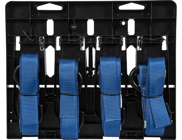 Load image into Gallery viewer, 12 Foot Standard Duty Ratchet Tie Down with Rubber Grip - 4 Pack
