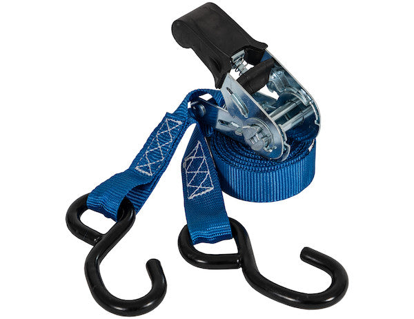 Load image into Gallery viewer, 12 Foot Standard Duty Ratchet Tie Down with Rubber Grip - 4 Pack
