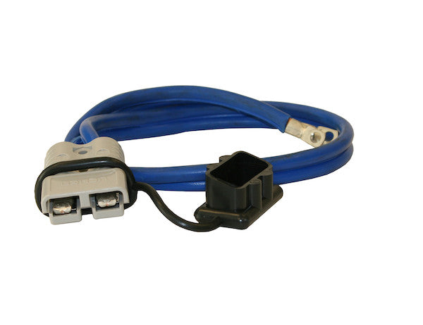 Load image into Gallery viewer, 6 Foot Long Battery Side Booster Cables With Gray Quick Connect
