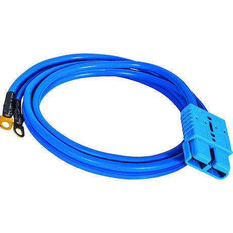 6 Foot Long Battery Side Booster Cables With Gray Quick Connect