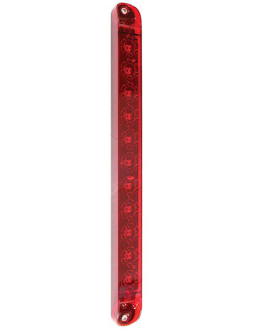 17 Inch Red Slimline Stop/Turn/Tail Light With 9 LED