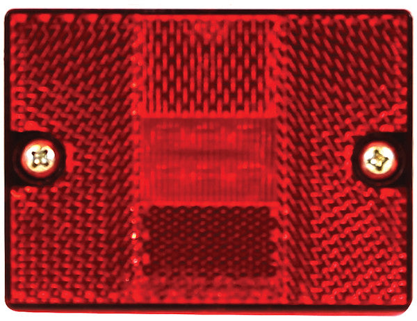 Load image into Gallery viewer, 2.875 Inch Amber Rectangular Marker/Clearance Light With Reflex With 6 LED
