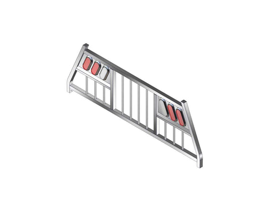 Full Bar LED Headache Rack (Cab Guard) for 1999-2025 Chevrolet Silverado / GMC Sierra